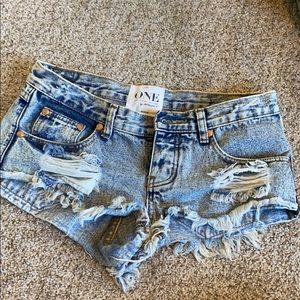 One teaspoon low rise shorts